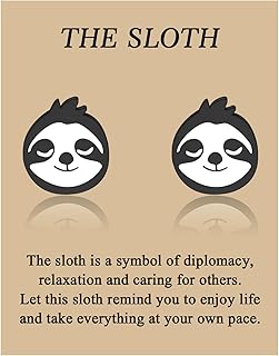 Sloth Gift Sloth Charm Gemstone Beaded Healing Bracelet Sloth Lover Gift Animal Lover Gift