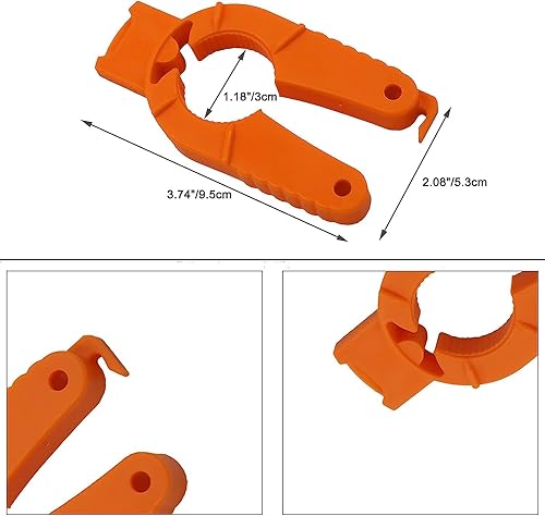 Miniatura 2 de Paquete de 3 abridores de botellas multifuncionales, abrelatas, torsión, sopa con lengüeta de tirar, para manos débiles, personas mayores, ancianos
