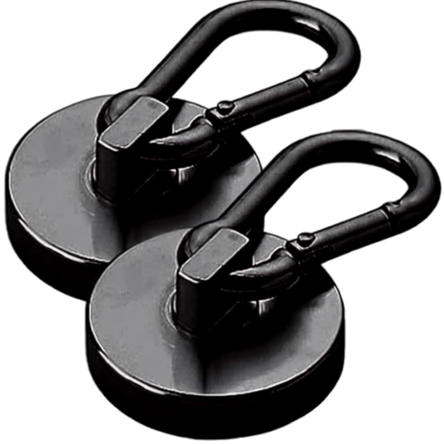 Amazon.co.jp: 【2個セット】【直径32mm】カラビナ マグネット フック