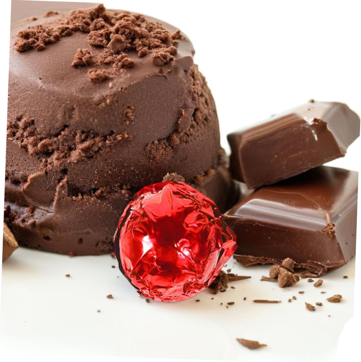 200pcs Aluminum Foil Glossy Red Packaging for Chocolates Sweets and Tea for Homemade Treats and Elegant