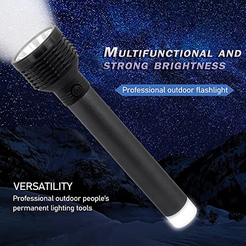 Image of IDOLESHOP Rechargeable Aluminum LED Long Range Home Emergency Search Torch Light (Multicolor)