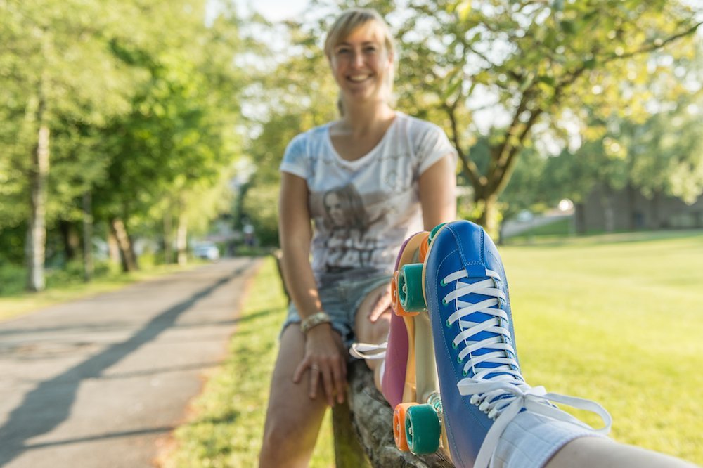 HUDORA Disco Rollerskates Rollschuh