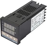 Vista 6 de AC 110-240V Digital PID Controlador de Temperatura Kits con Relé de Estado Sólido 25A + 3.3 ft M6 K Tipo Termopar