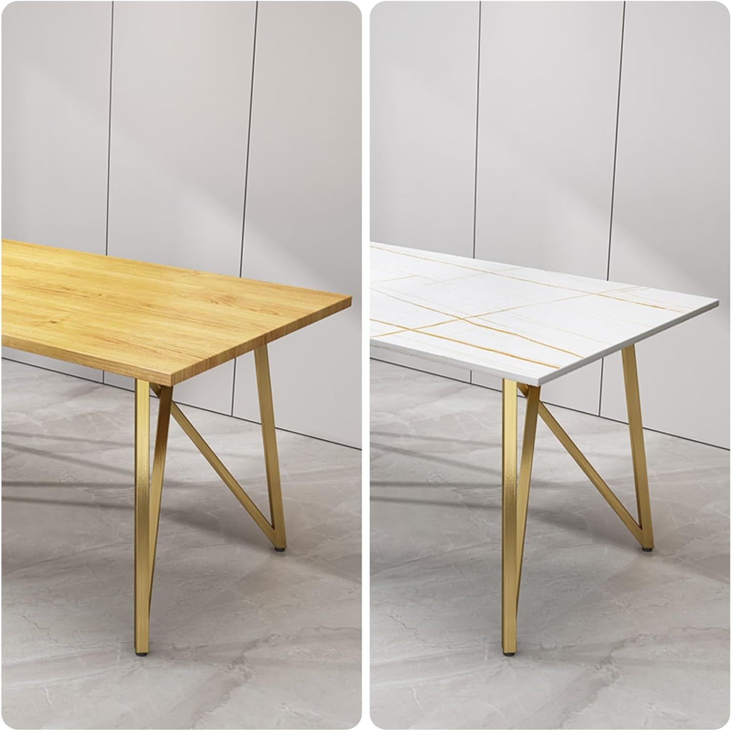 Stainless Steel Table Legs Water Proof and Wear-Resistance Dining/Bars Counter/Coffee Table Base Height 28.7" Heavy-Duty Desk Leg Compatible with Tabletops of Various Materials