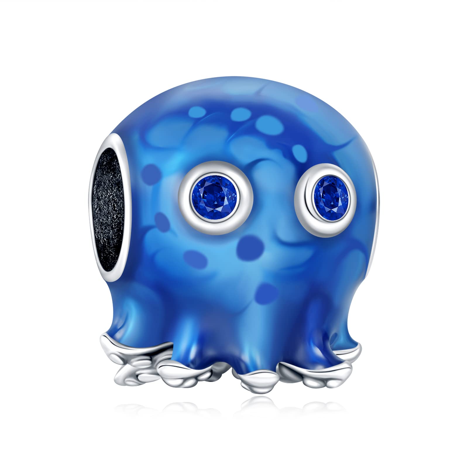 LaMenarsOcean Turtle Starfish & Octopus Charm for Bracelets 925 Silver Beads for Women's Bracelets & Necklaces Dangle Pendant for Mother's Day