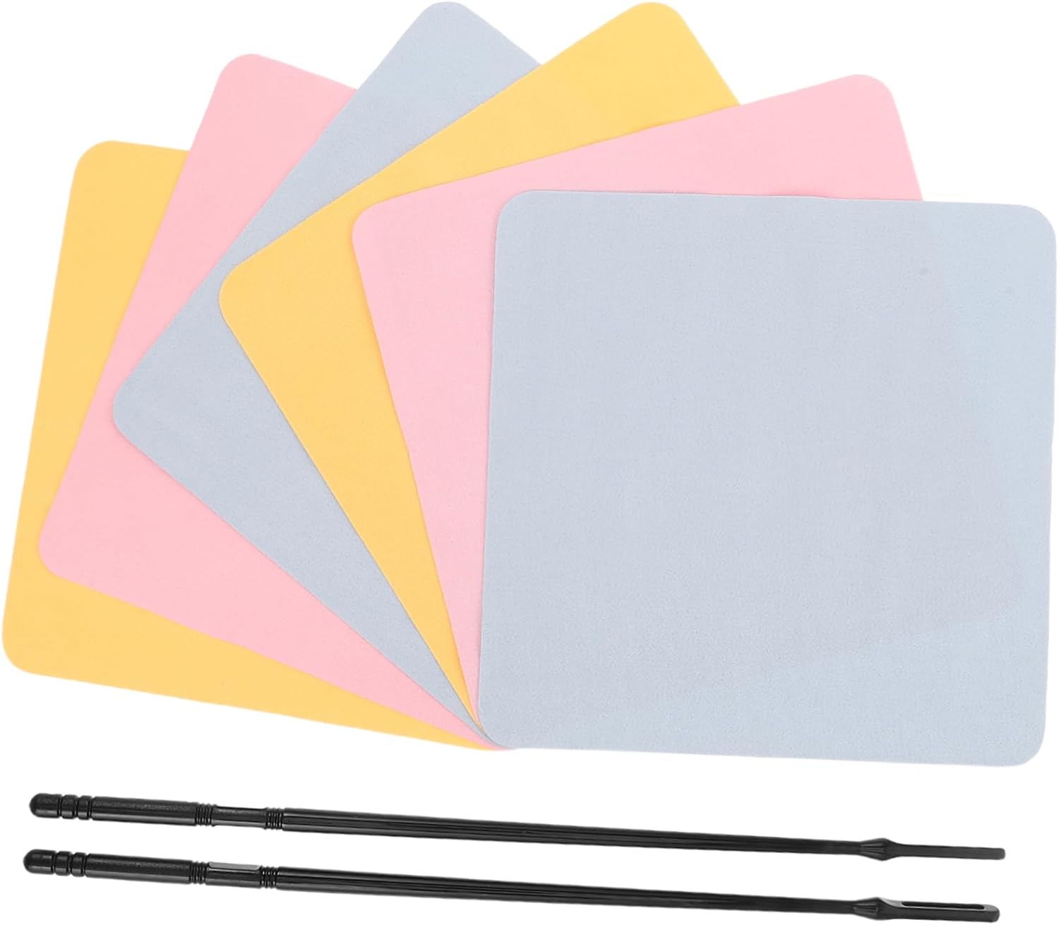 Flute Cleaning Rod Set with Cloths for Wind Instruments and Sax