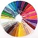 200 Pieces 5.5 Inch/ 14 cm Handmade DIY Tassels for Bookmark Key Chain Earring Jewelry Making, Souvenir, Graduation, Clothing Sewing, Gift Tag, Curtain Hanging Ornament, DIY Craft Accessory, 40 Colors