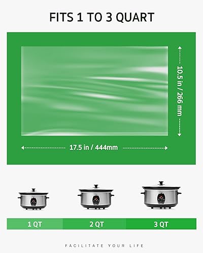 Miniatura 2 de Syntus 10 bolsas de cocina de tamaño pequeño, bolsas de plástico desechables para ollas de 1 cuarto a 3 cuartos de galón para bandejas de cocción