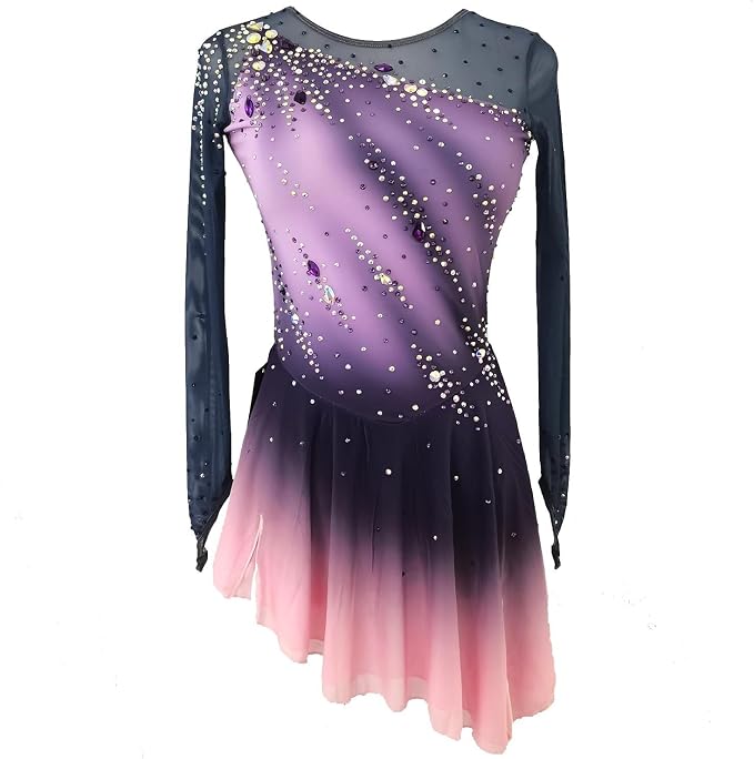 How to use Girl’s Long Sleeved Purple Gradient for dresses outdoors