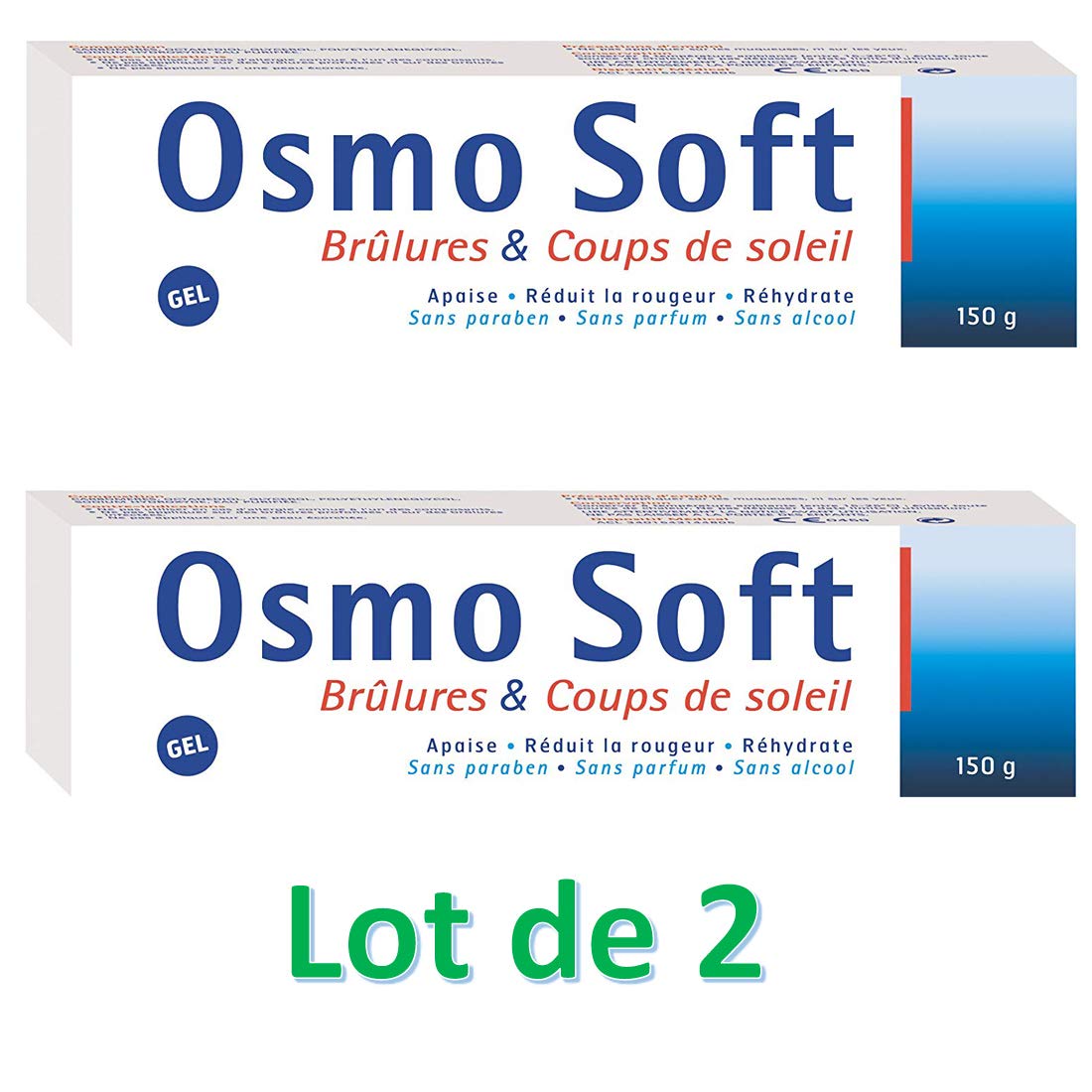 Brûlures & Coups de Soleil lot de 2 tubes de 150 g