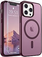 Vista 257 de SUPFINE - Funda magnética para iPhone 11, apta para MagSafe (protección contra caídas de grado militar, 10 pies), delgada, translúcida, a prueba