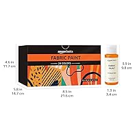 Vista 6 de Yaxa Basics Botellas de pintura de tela permanente, 24