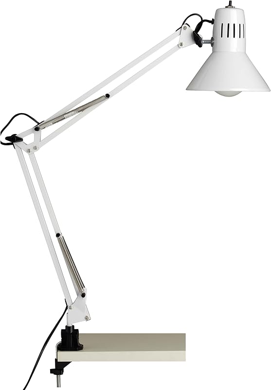 BRILLIANT lampe de bureau Hobby clip blanc | 1x A60, E27, 40W, adapté aux lampes normales (non inclu