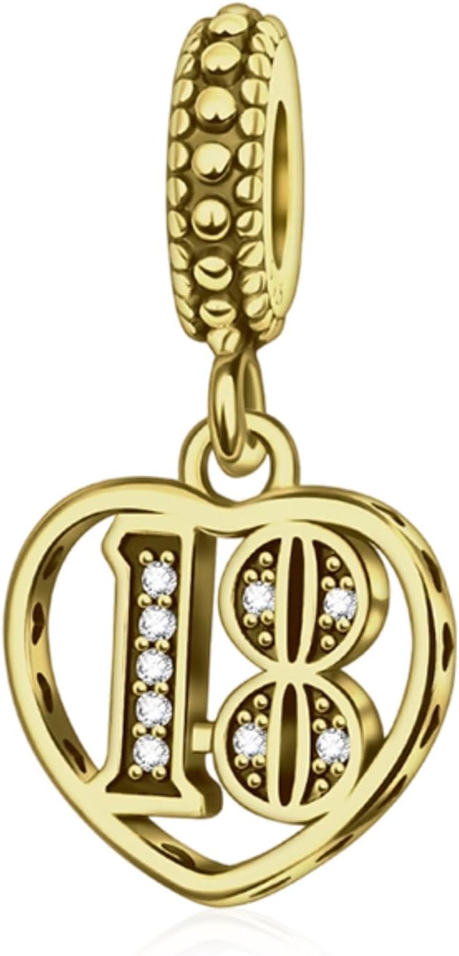 Doyafer 925 Sterling Silver Charms Beads For Women Bracelets Necklace Gifts for Family and Friends