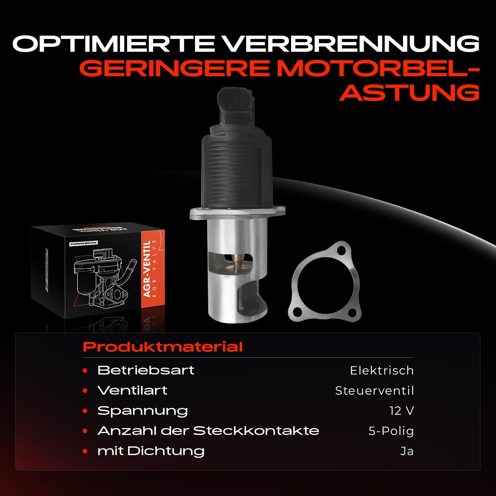 Frankberg Zawór EGR Recyrkulacja spalin do Logan Sandero Clio II III Grand Scénic II Kangoo Megane II Modus/Grand Modus Scénic II Thalia I Jimny Diesel 2001-2021 14710BN701