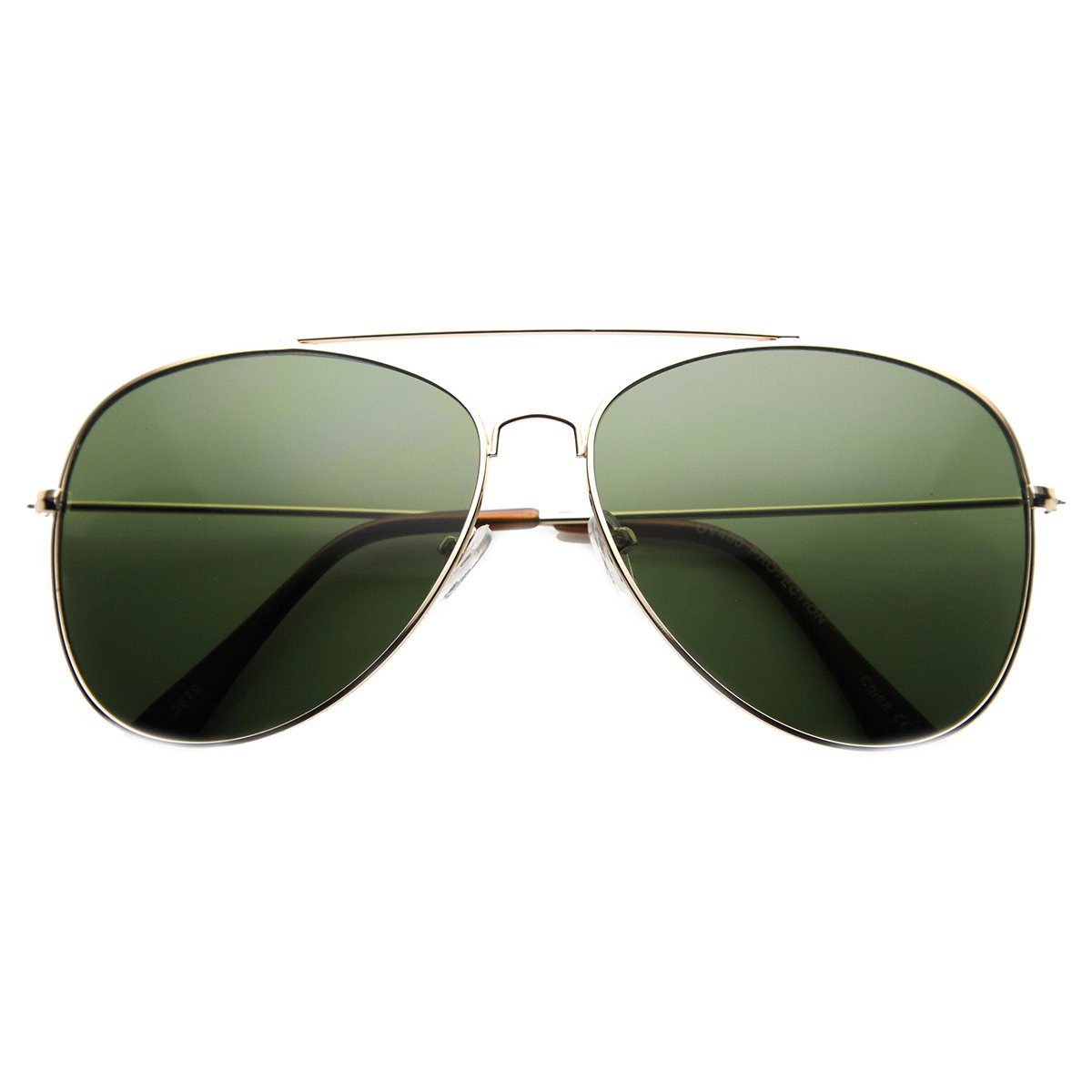 Kush Men's Large Tear Drop Classic Lightweight Metal Aviator Sunglasses