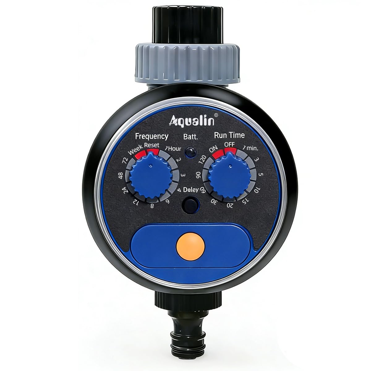 Aqualin Orologio per irrigazione da Giardino con Rubinetto a Sfera, Computer di irrigazione, Versione aggiornata …