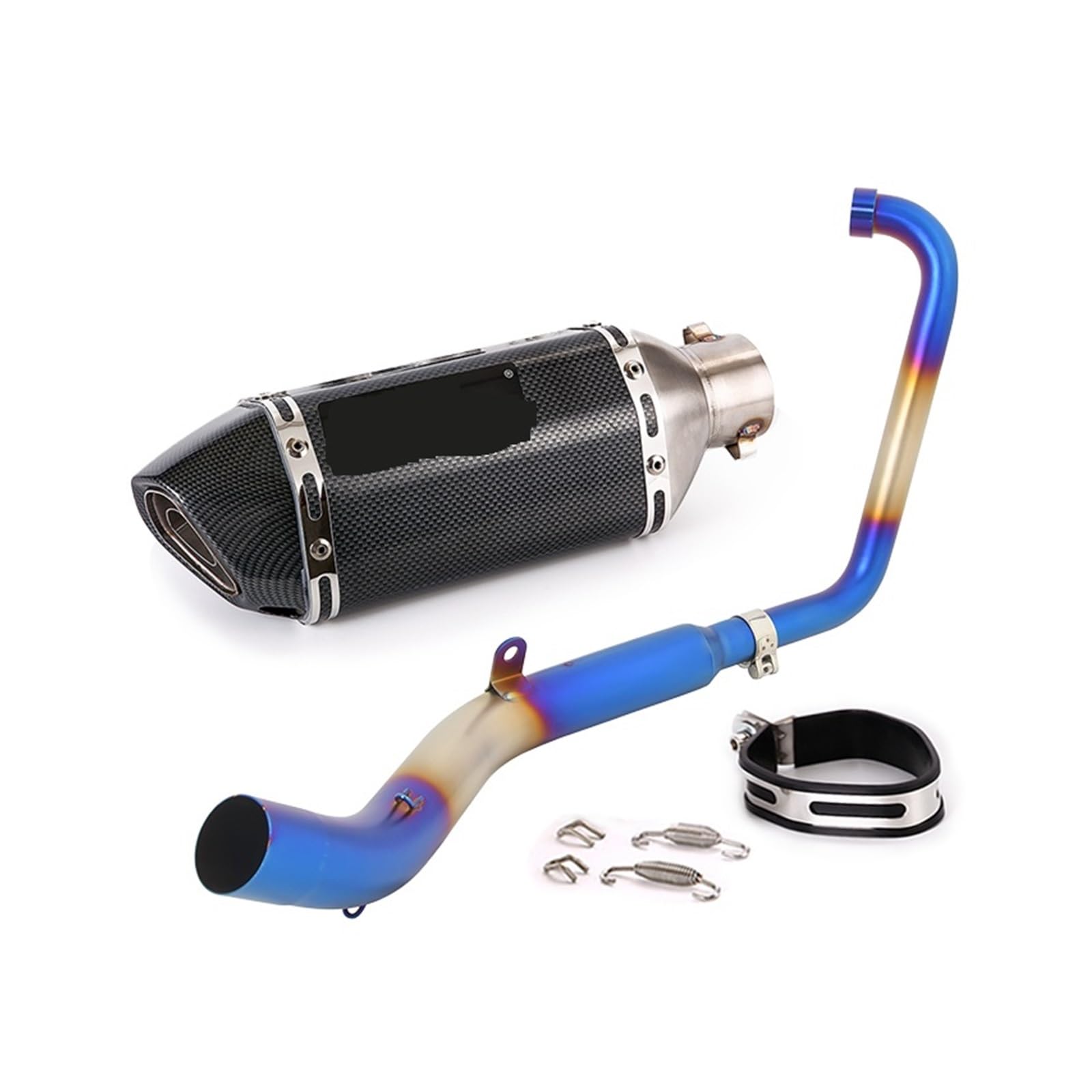 HETEVSCCK Silencieux D'échappement Pour Zontes ZT125 U1 G1 Z1