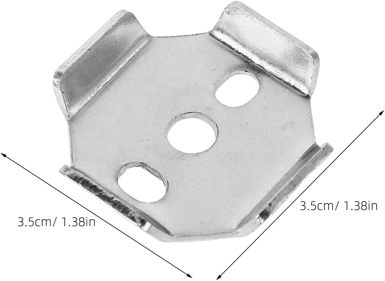 4pcs Towel Bar Mounting Bracket Stainless Steel Base Spacer Fixing Screws Bathroom Hardware Replacement Parts Kit for Bath Towel Rack Installation