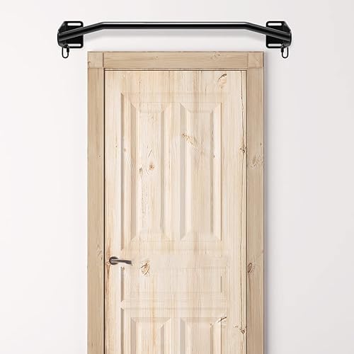 Vista 5 de SELEWARE Heavy Duty Welded Pull Up Bar, Versatile Doorway Wall Mount, Joist Mounted, and Ceiling Mounted Chin Up Bars, Thick Metal Sturdy B: Barra