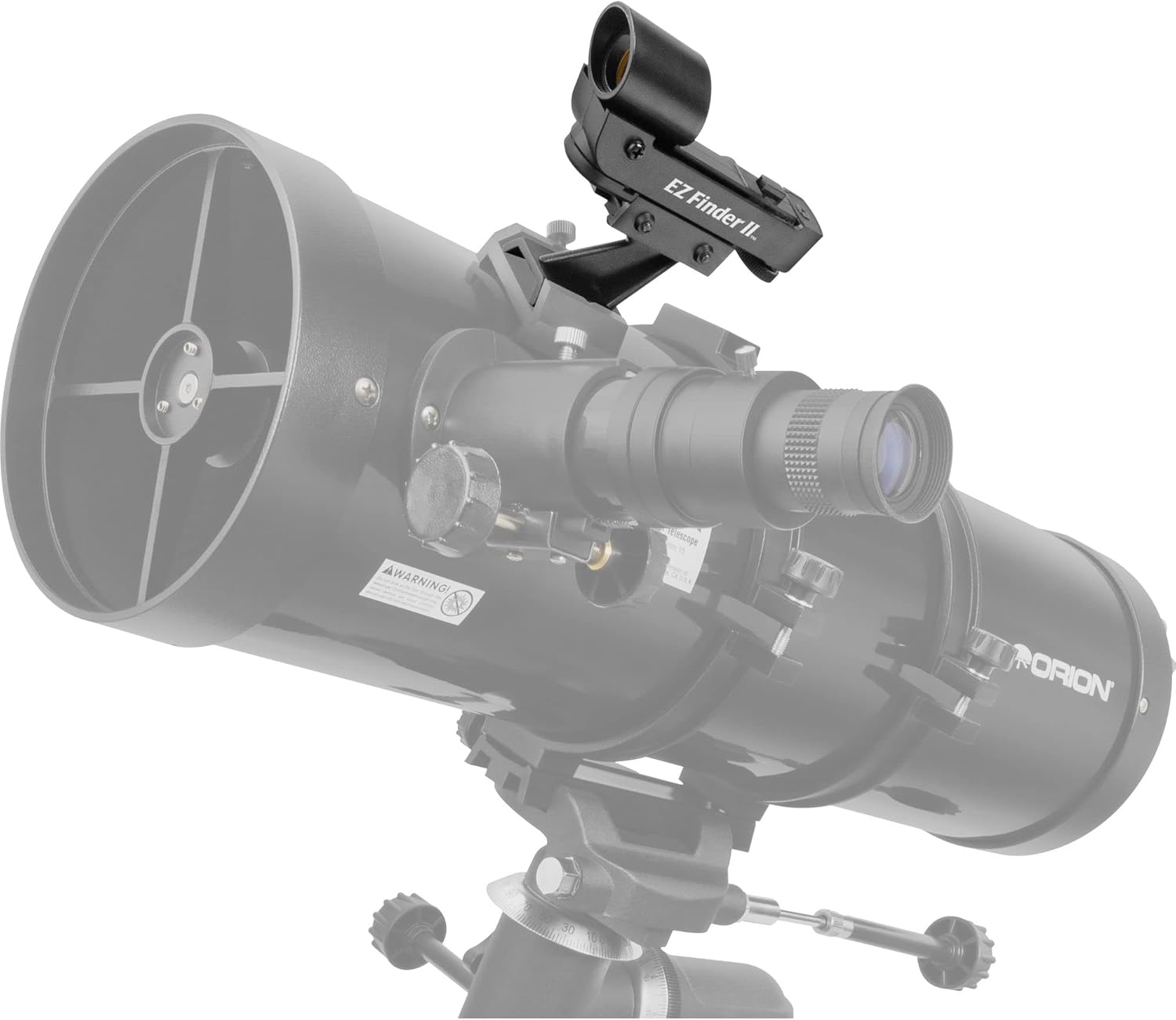Orion EZ Finder II Telescope Reflex Sight with its dovetail bracket
