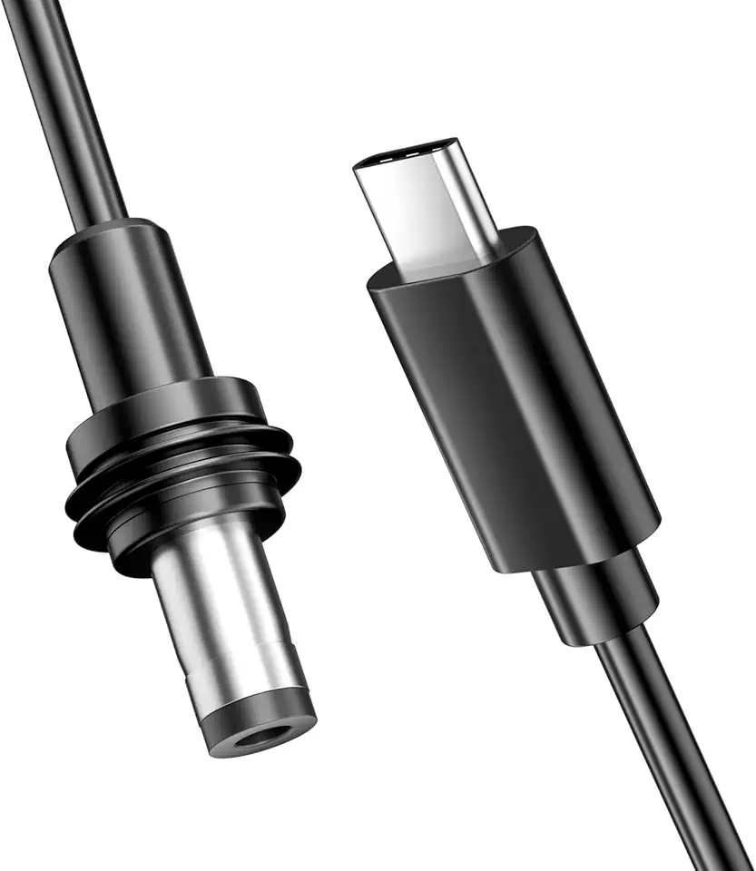 Mini cabo Starlink de 2 m, cabo de alimentação USB C para CC à prova d'água 18AWG, compatível com fonte PD de 100 W +, cabo externo durável para conectividade de alta velocidade