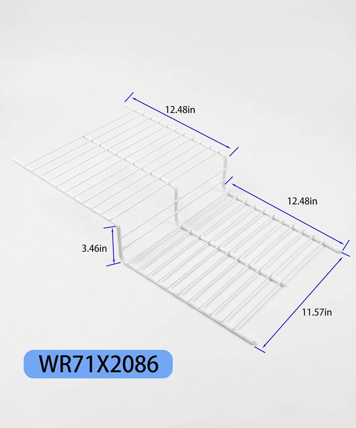 WR71X2086 Freezer Shelf Wire Rack Fits For GE, Hotpoint, and RCA, Replaces Part Numbers AP2072653, 306744, AH305834?EA305834, PS305834, WR71X2076