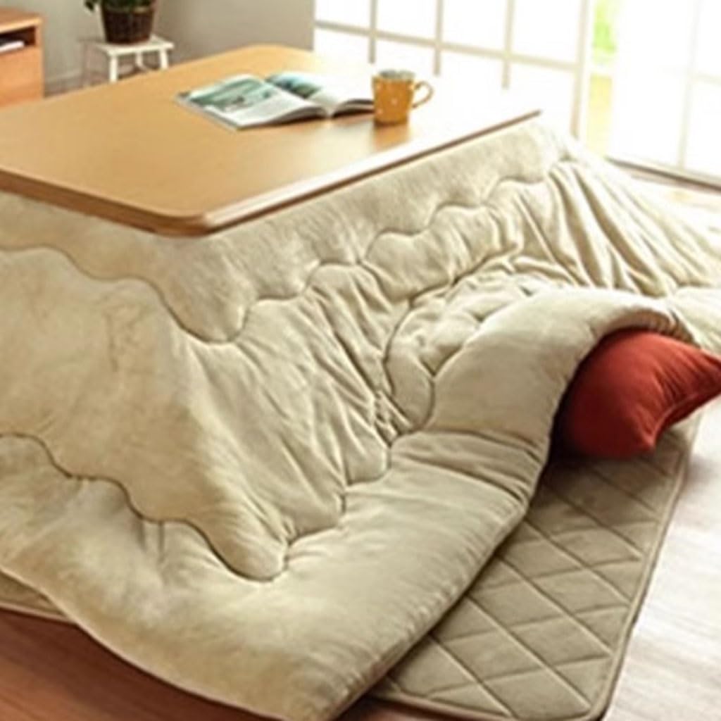 Set di Futon Futon Tatami in Stile Giapponese per Tavolo Riscaldante Tavolo Kotatsu con Tappeto Riscaldante Futon(A,190 * 190cm)