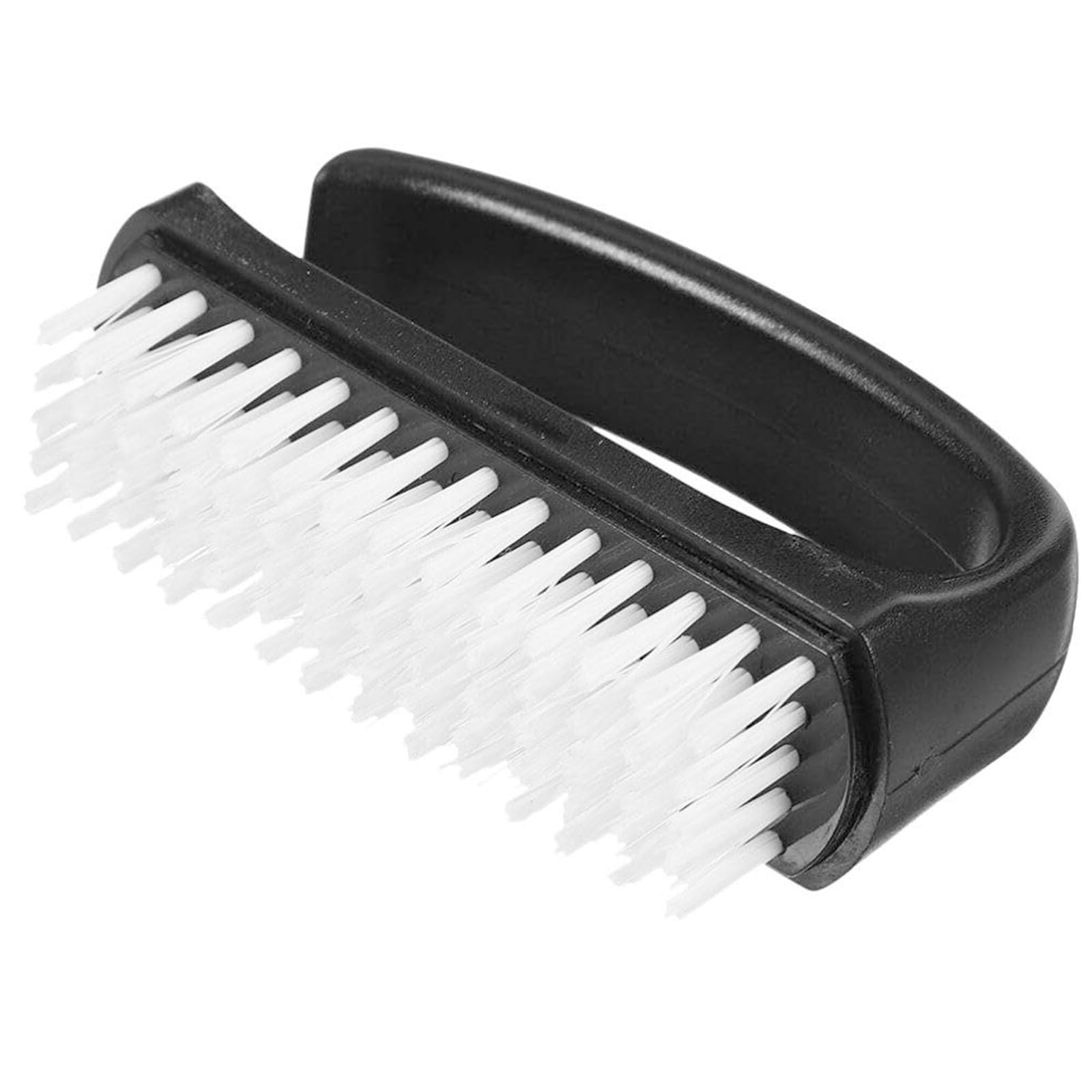 Recycled Plastic Nail Brush with Ergonomic Handle - Eco-Friendly Nail Cleaning Tool for Home and Salon Use