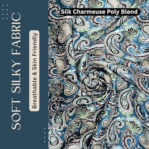 Wild Rag Silk Scarf 36'', Western Cowboy Bandana Square Silky Wild Rags,Teal Black Tie Paisley Tibal Scarves for Men & Women3