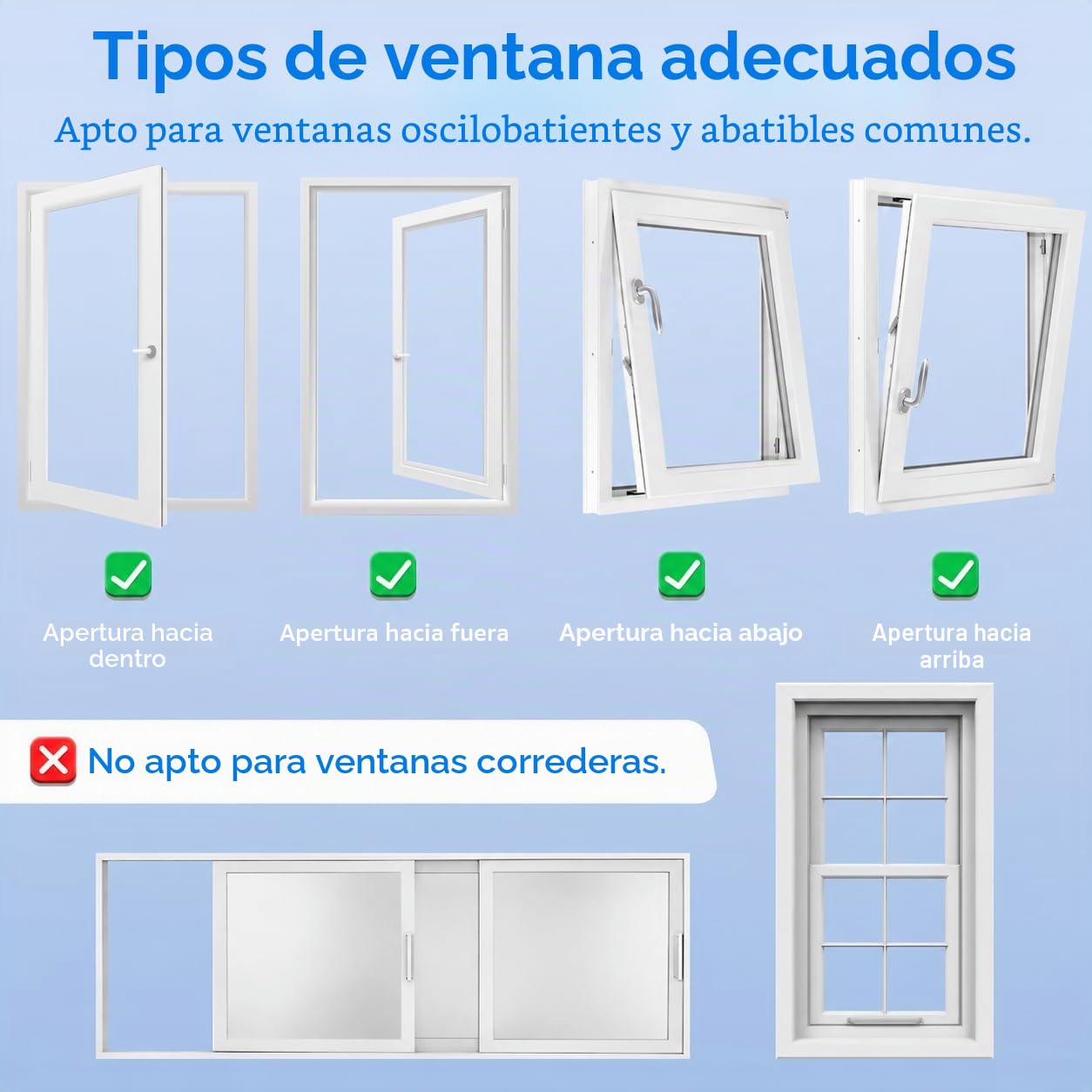 Cubierta Aislante de Tela para Ventanas 400CM para Aparatos De Aire Acondicionado Portátiles y Secadoras. Fácil Instalación con Cremallera y Cinta Adhesiva. Evita Aire Caliente
