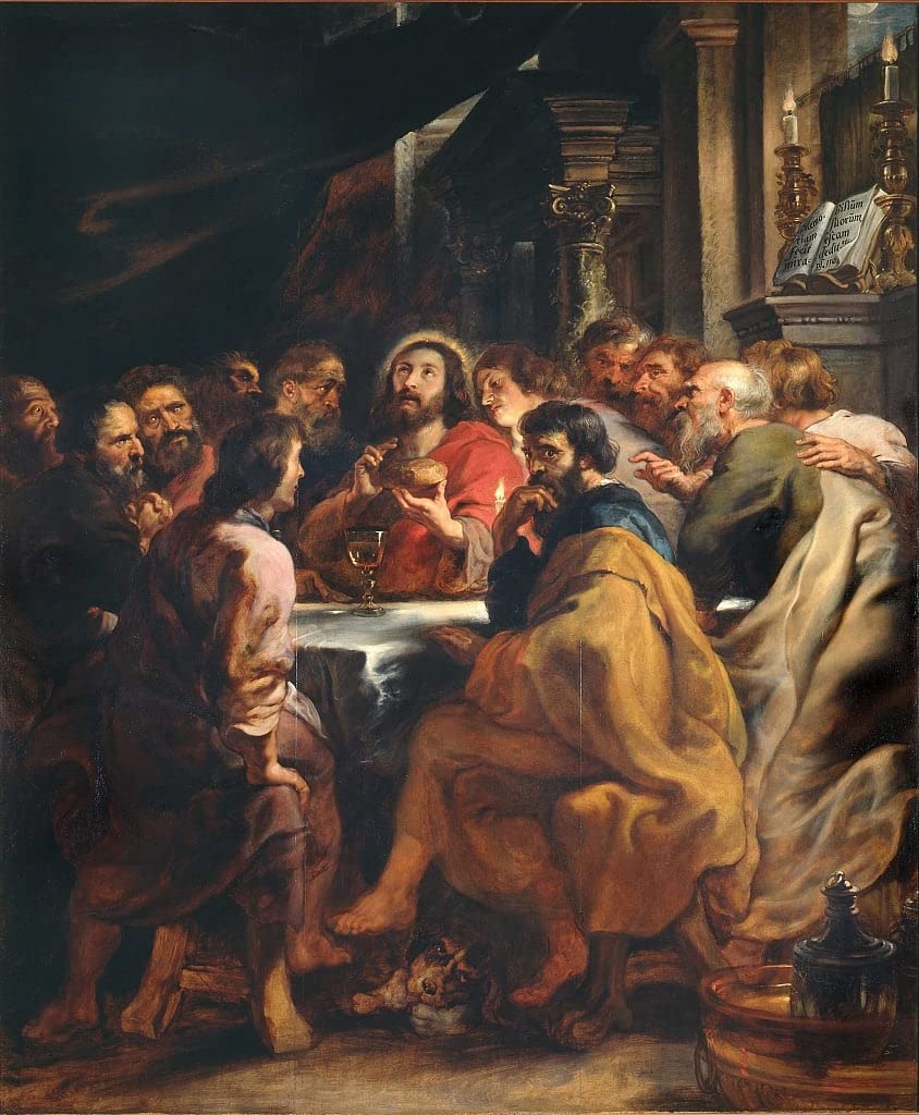 La Cène de Rubens impression sur toile 60x90cm pour décoration salon