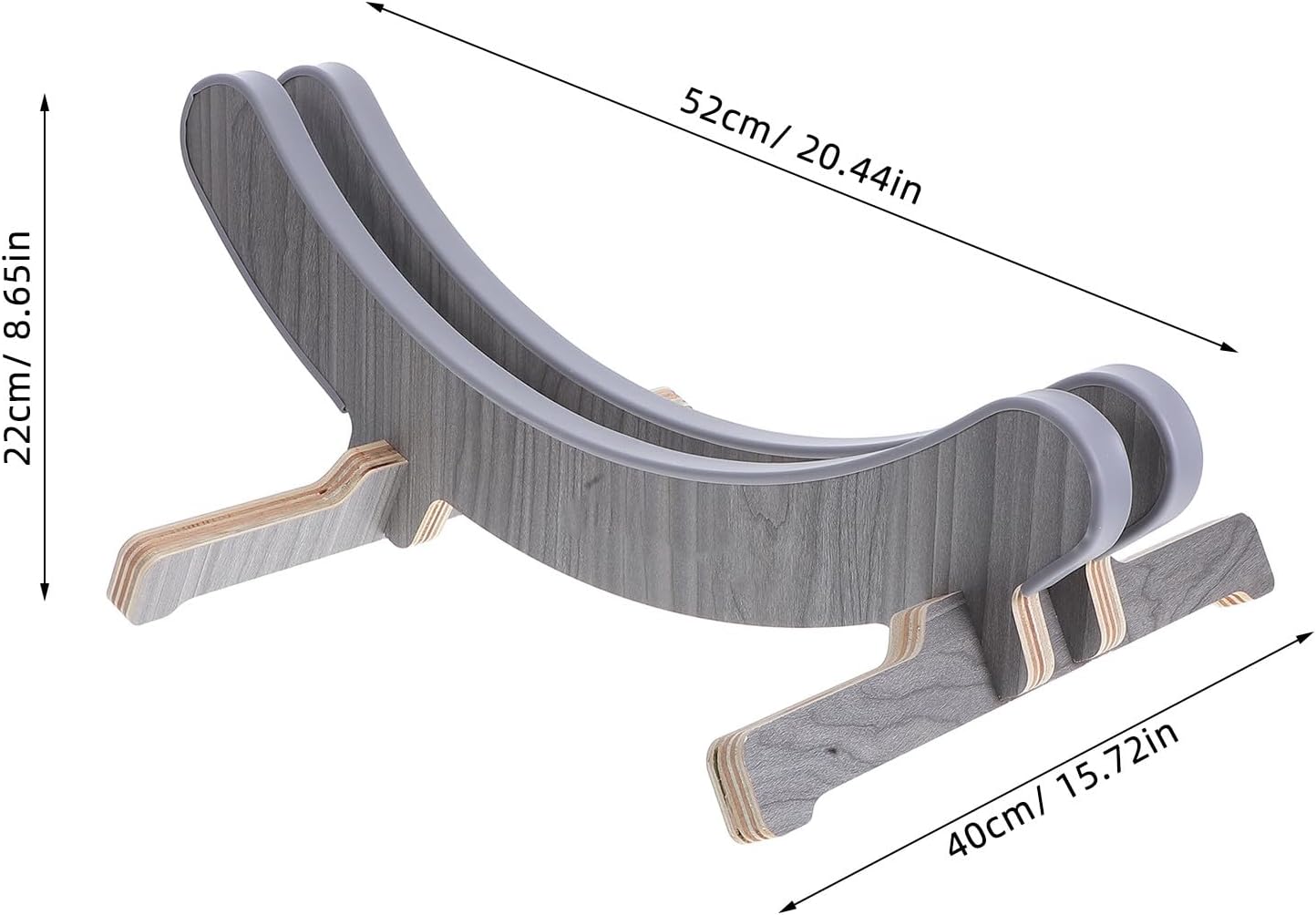 Hemoton Bicycle Floor Rack: Wooden Bike Stand Floor Parking Storage Rack - Road Bike Wooden Display Parking Stand For Garage/Home