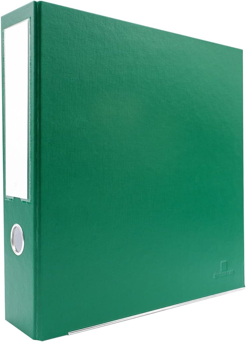 Bindertek 3-Ring Premium Binder - White, 2" Spine Width, 325 Sheet Capacity, 1.25" D-Rings, Linen-Textured Covers, Steel Reinforced Edges, Spine Label Included