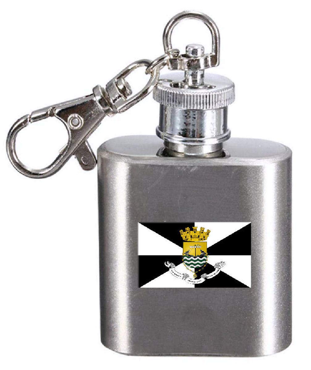 Flasque porte-clés Portugal Lisbonne étanche pour éviter les fuites de liquide en voyage