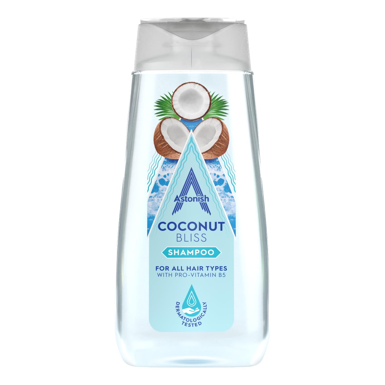 Astonish Coconut Bliss Shampoo with Pro-Vitamin B5, 400ml, White