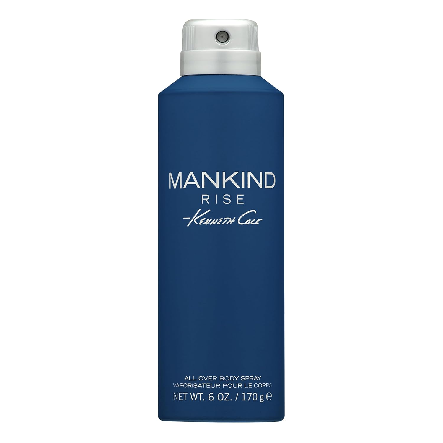 Kenneth Cole Mankind Rise Body Spray for Men, Notes of Eucalyptus, Ginger, and Sandalwood, Woody & Earthy Scent, Long-Lasting, Everyday Fragrance, 6 Fl Oz