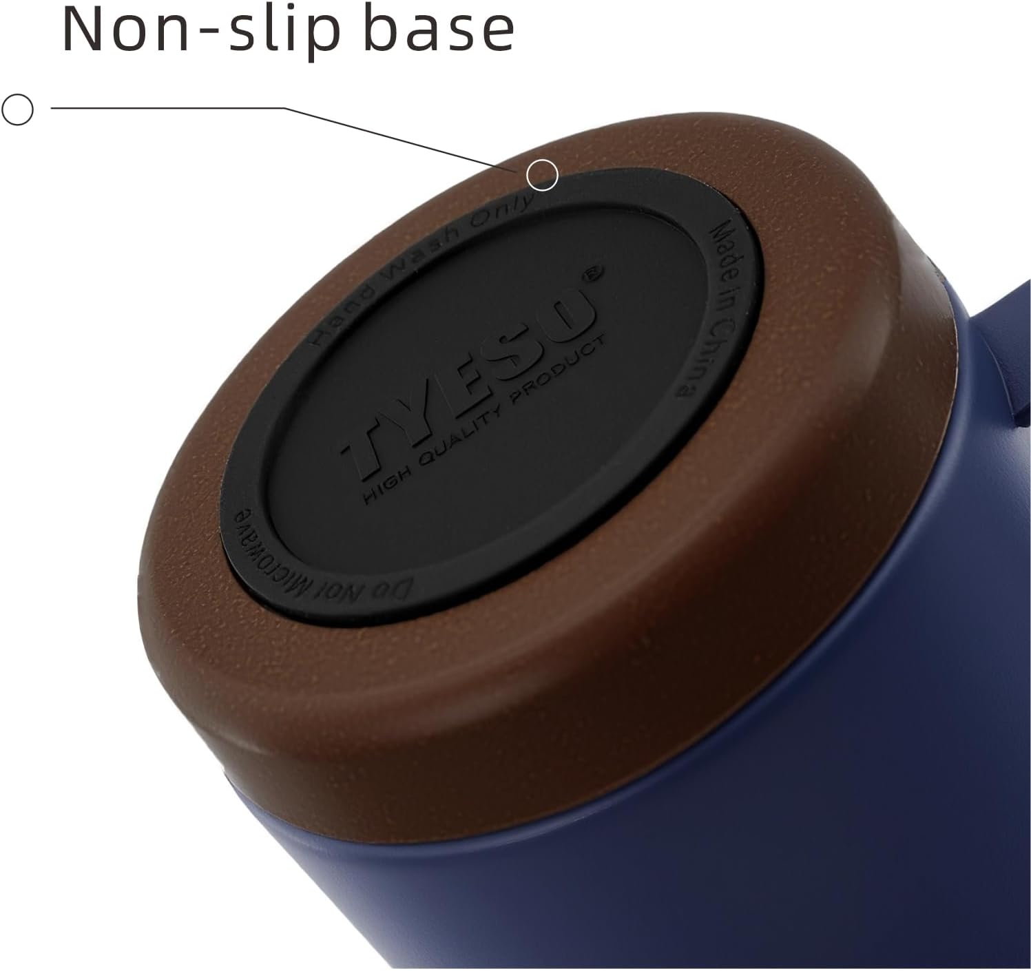 18 Oz Stainless Steel Blue Coffee Mug with Handle and Lid – Double Wall Vacuum Insulated Travel Cup for Hot & Cold Drinks – Durable Metal Tumbler for Home, Office & Camping - Image 6