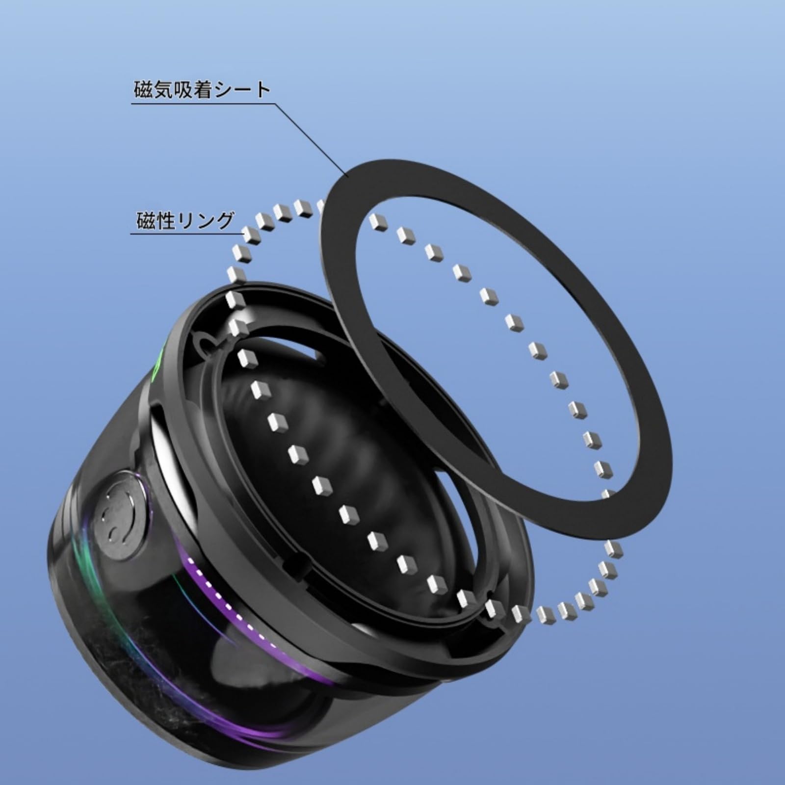 Amazon.co.jp: 磁気ポータブルスピーカー Bluetooth ミニスピーカーマ