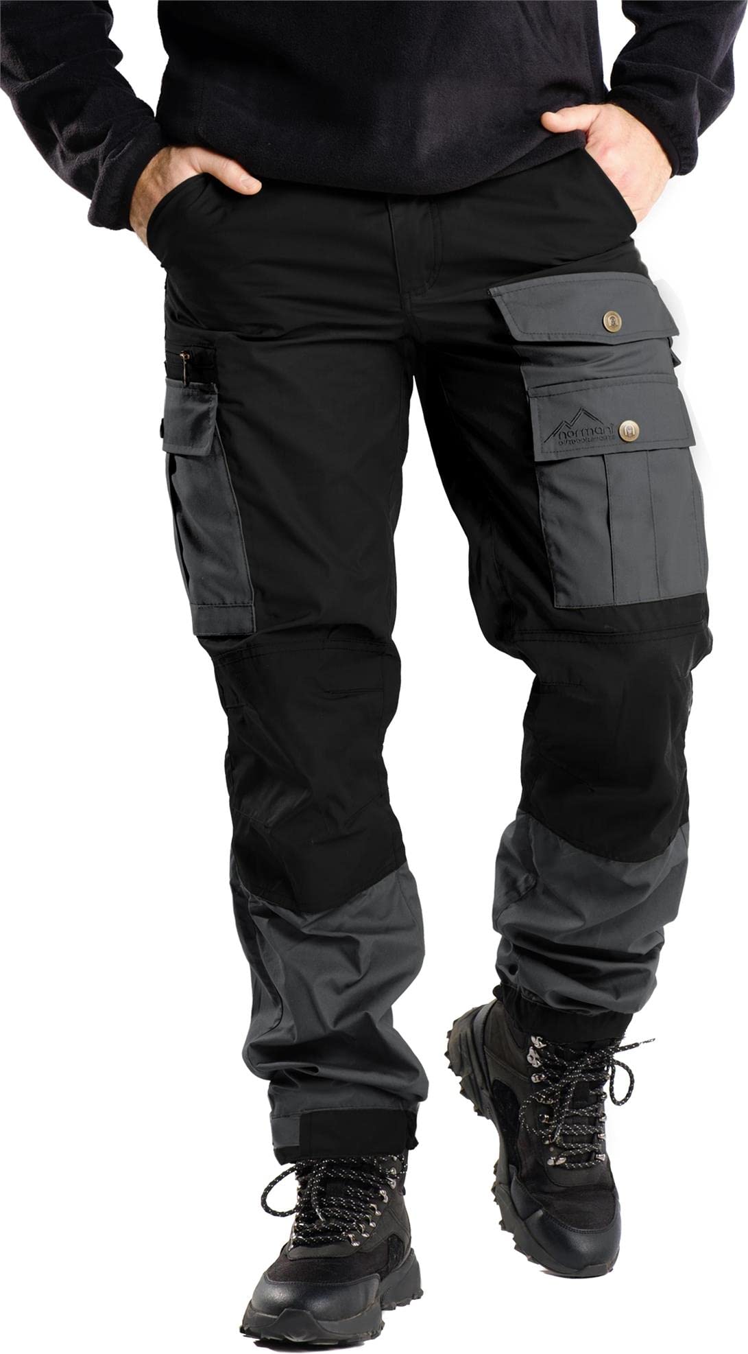 normani Herren Outdoorhose Trekkinghose Pants Funktionshose mit Wachsbeschichtung für Outdoor-Aktivitäten