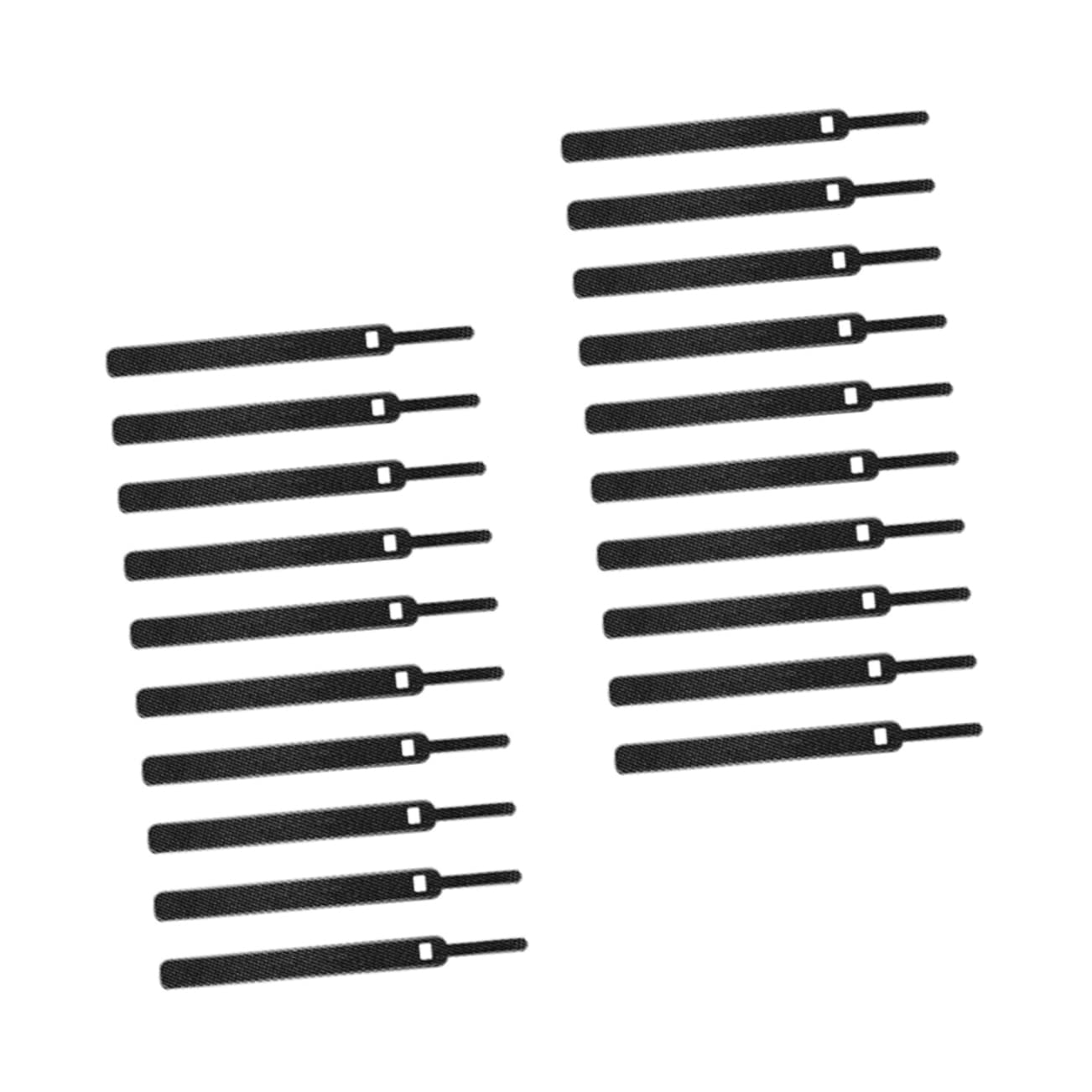 POPETPOP 20Pcs Adjustable Nylon Wire Tie Straps Reusable Cable Management Cord Ties for Home Office Electronics Organization and
