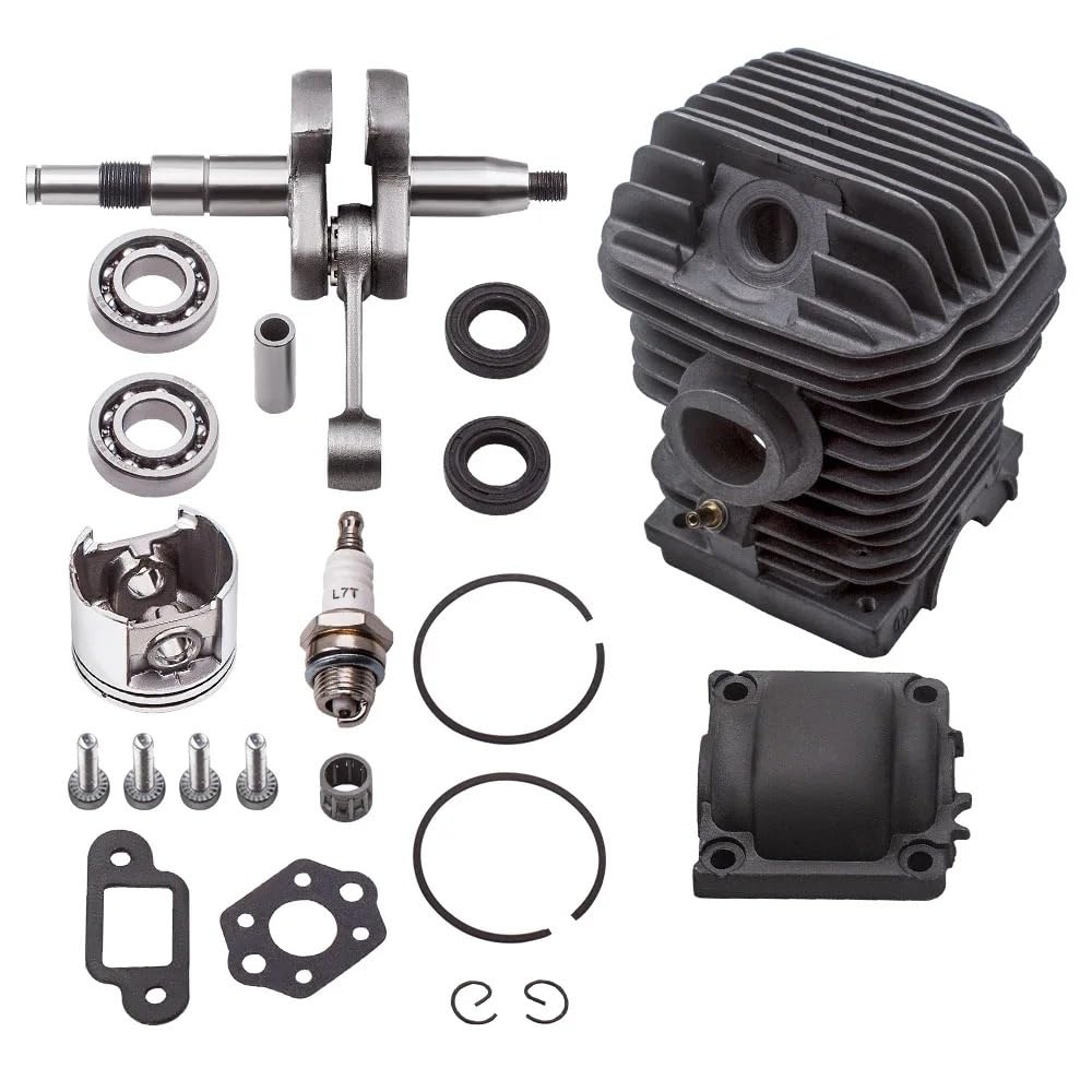 Cilindro Motosierra 42,5mm Para Para MS230 Para MS250 023 025 Motor Cilindro Pistón Cigüeñal Pistón