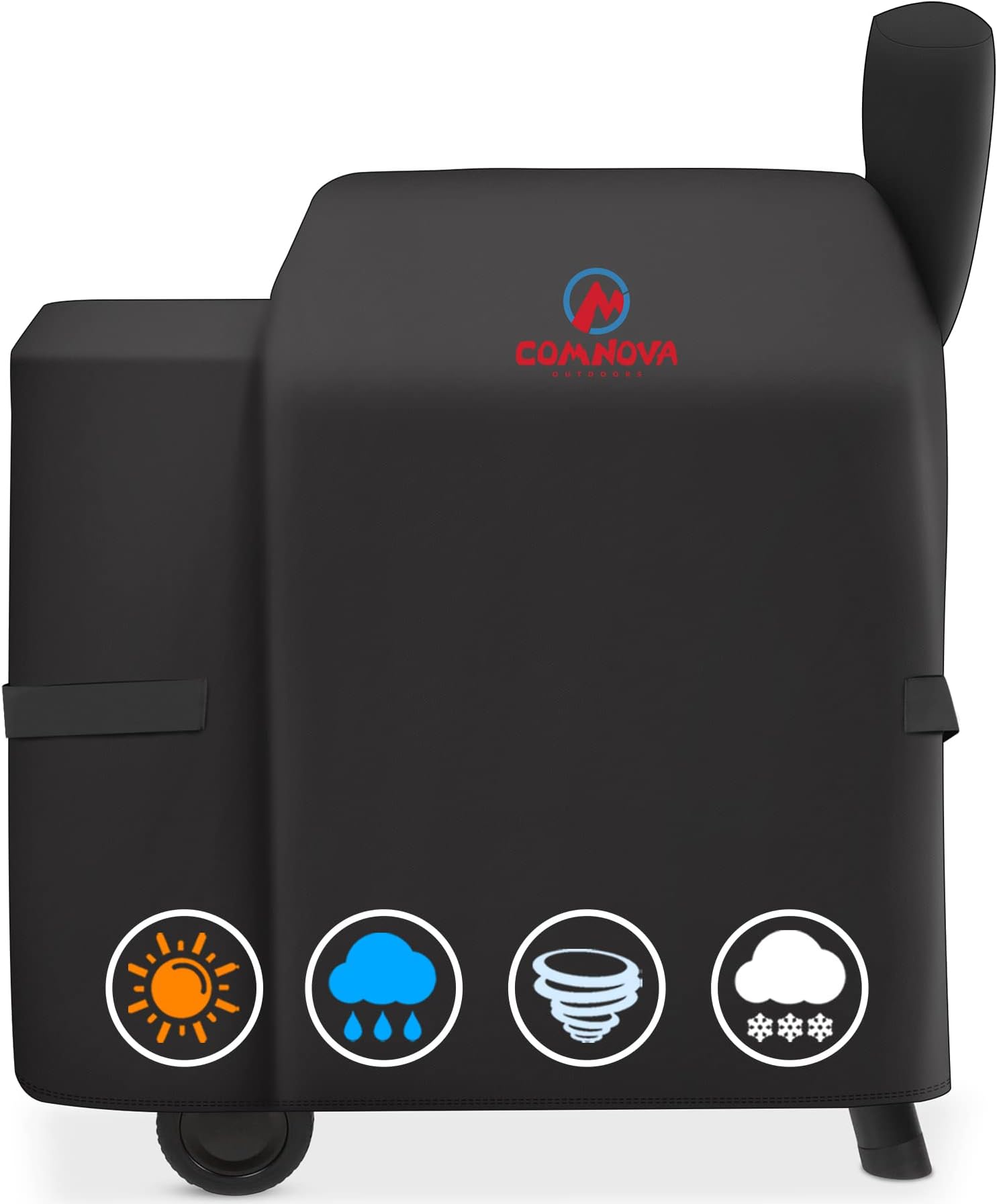 Comnova Grill Cover for Traeger Pro 22 & 575 Series - 600D Wood Pellet Smoker Cover for Traeger Waterproof & Heavy Duty, Premium Pellet BBQ Cover for Treager Pro 22 / Pro 575, Z Grills 550B and More