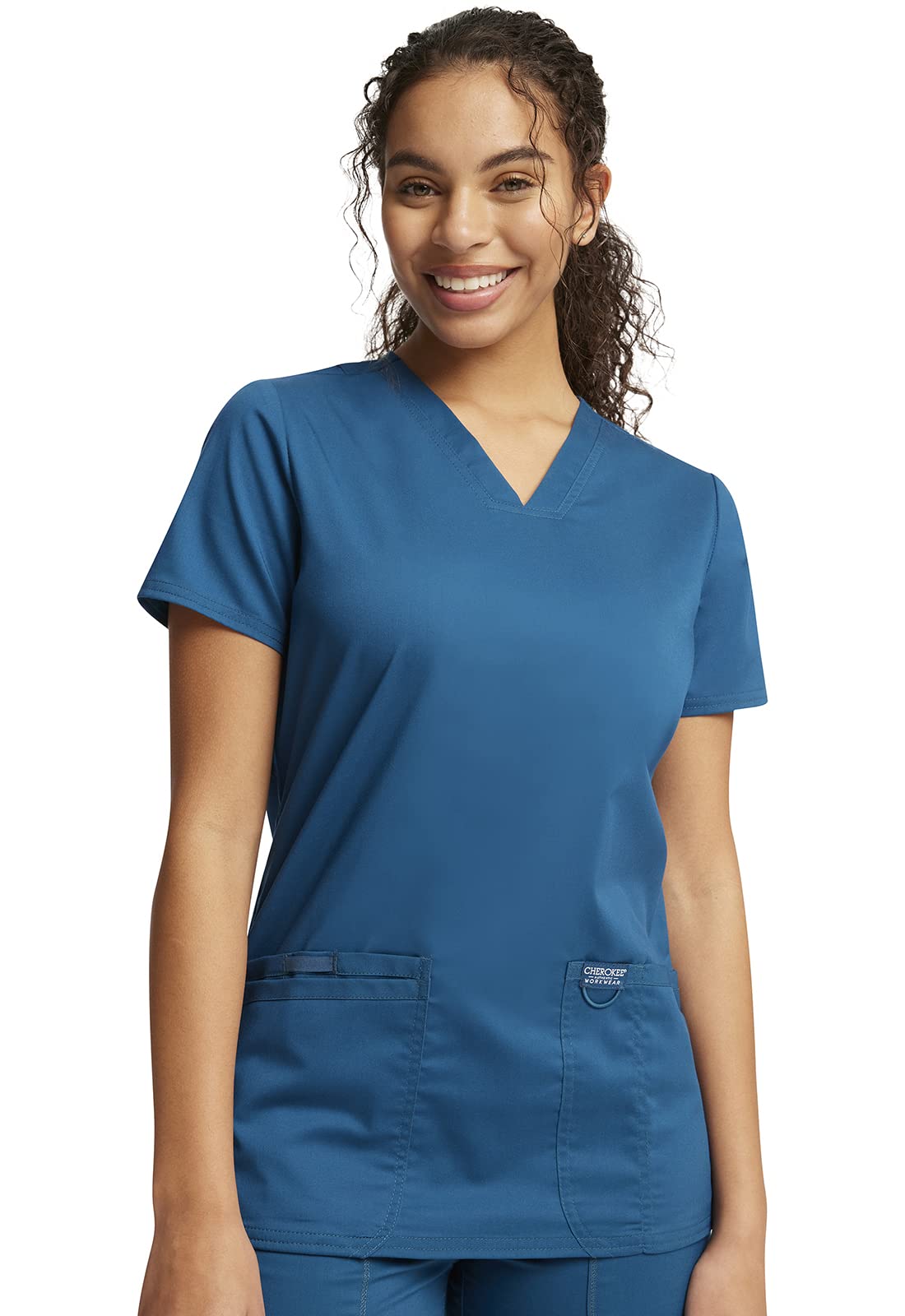 Women's V-Neck Top Medical Scrubs