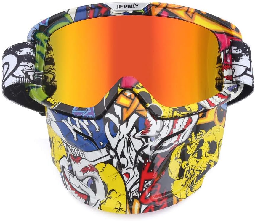 occhiali da sci con lenti staccabili