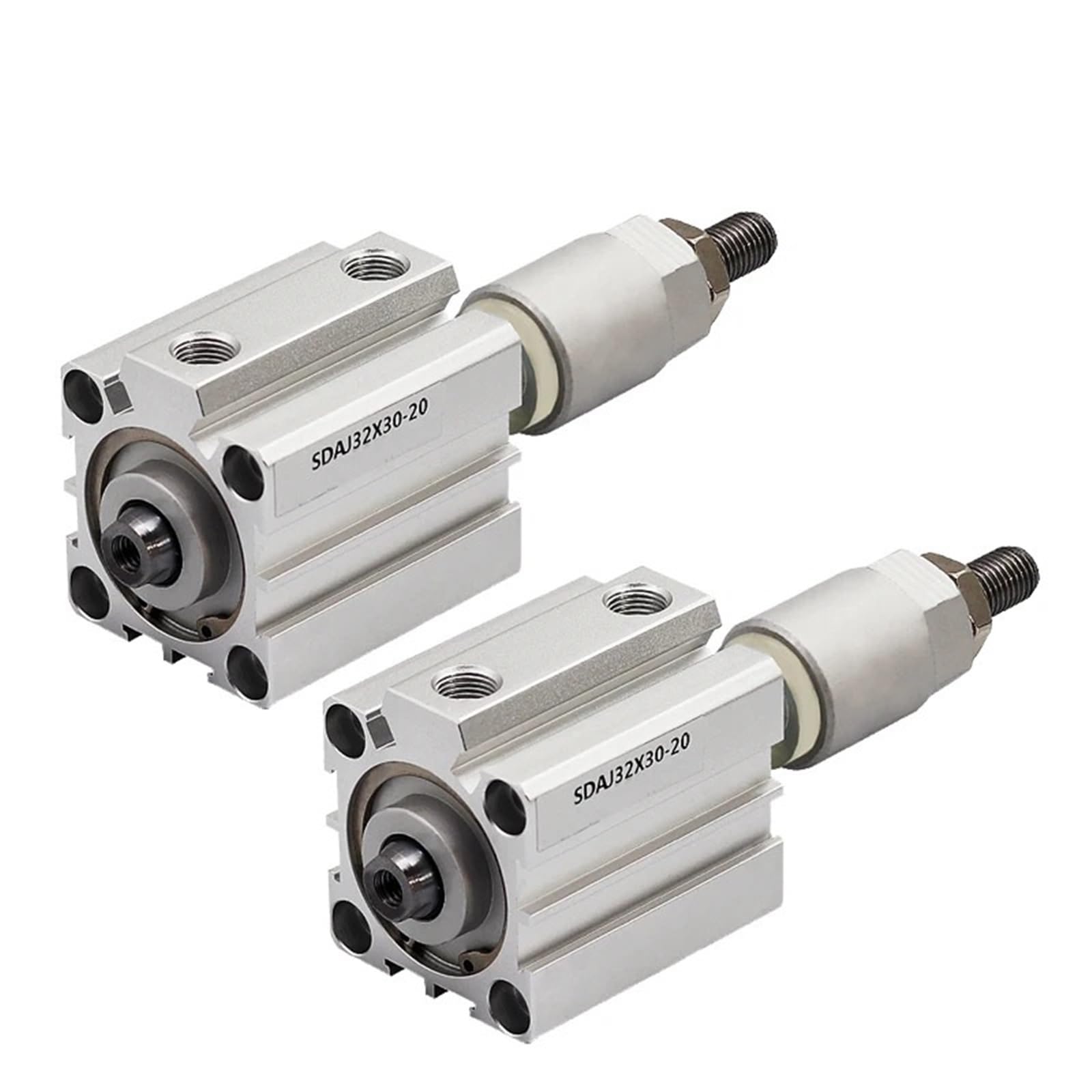 Cylindre pneumatique SDAJ20 course réglable 75-50mm en alu