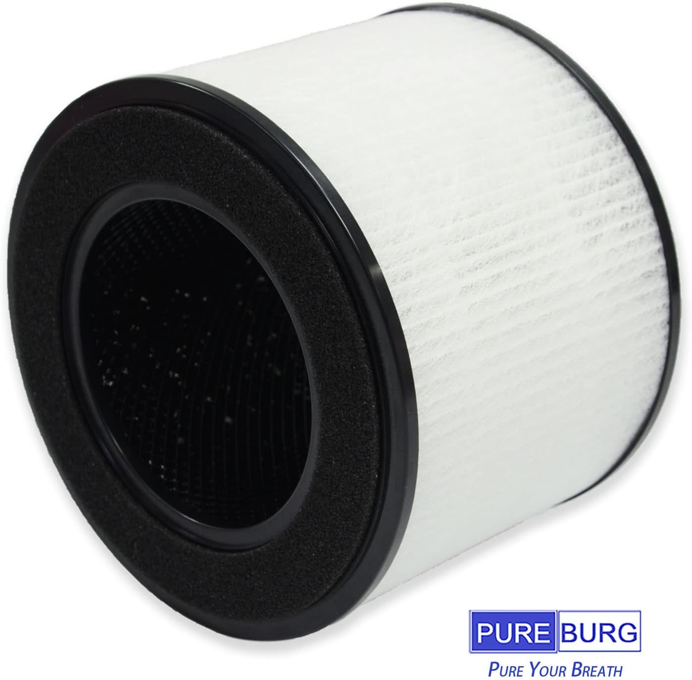 PUREBURG Replacement Filter Compatible with HIMOX H02 & TechCare TC-6020B Air Purifiers,2-Pack H13 HEPA 4-Stage Filtration Activated carbon Air Clean Voc Dust - Image 3