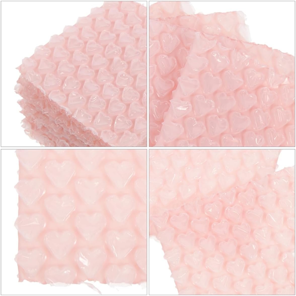 100pcs Heart-shaped Mailers for Shipping Padded Envelopes for Moving Mailing and Storage Shockproof Protective Wrap for Special Occasions Packaging