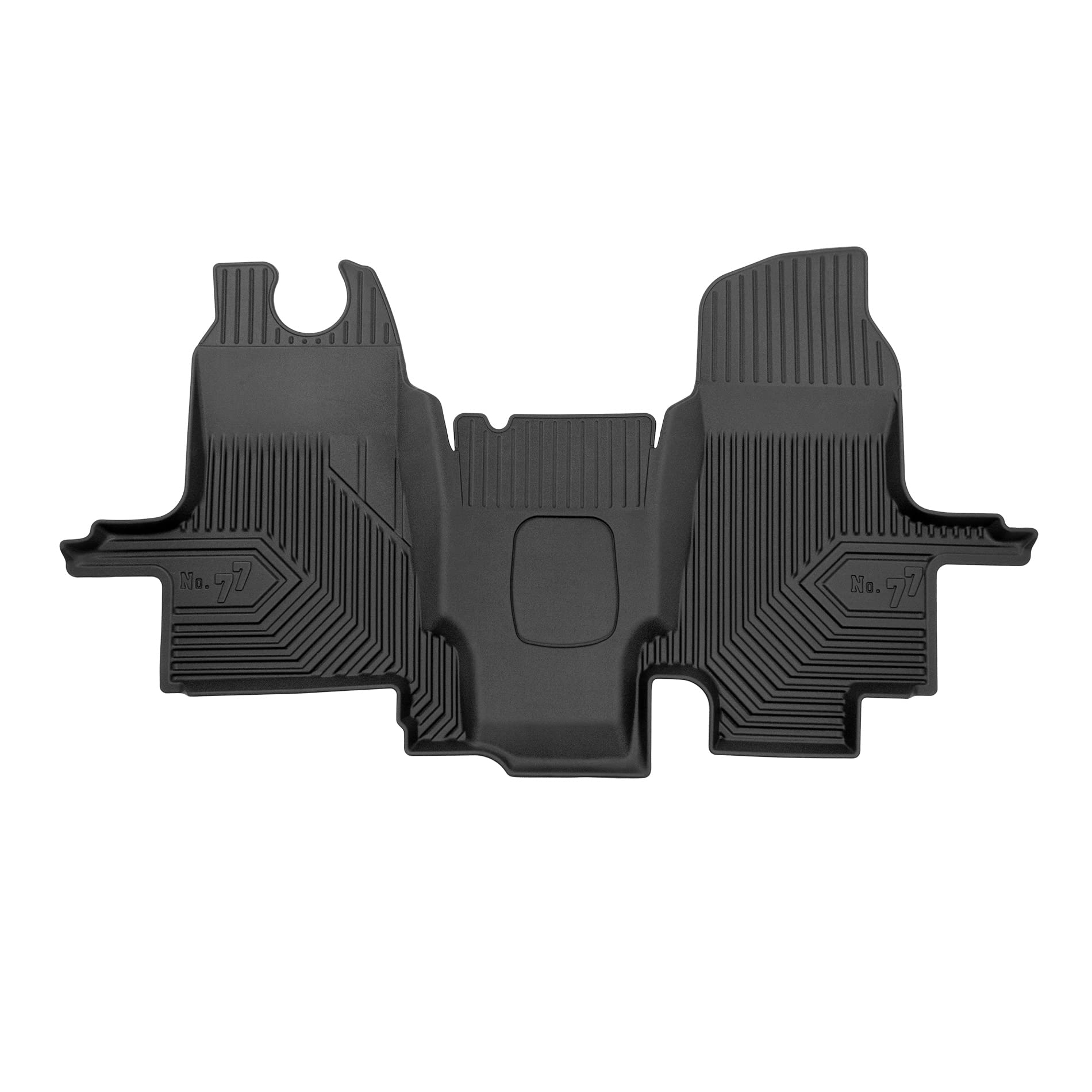 FROGUM No.77 Alfombrillas para Coche Alfombras para Ford Transit V 2000-2013 | Borde Alto | para Todo el año | Tamaño