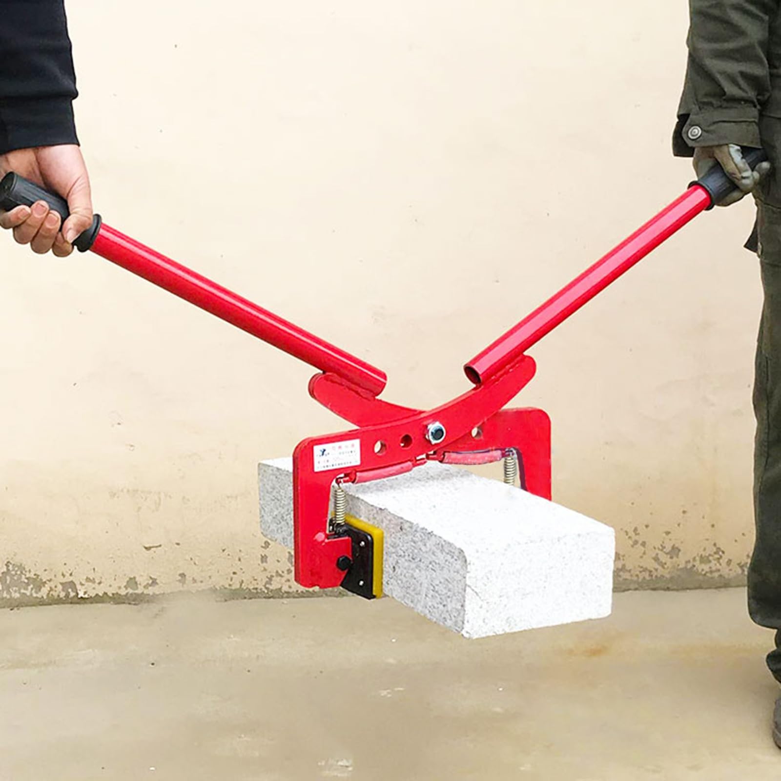 Pince de levage de pierres pour éviter le mal de dos lors de la manutention